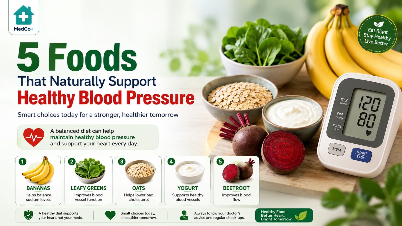 5 Foods That Naturally Support Healthy Blood Pressure