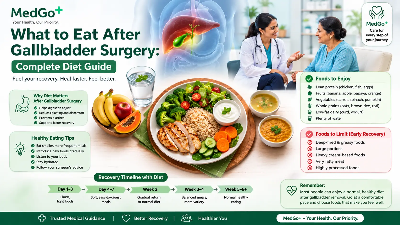 What to Eat After Gallbladder Surgery: Complete Diet Guide