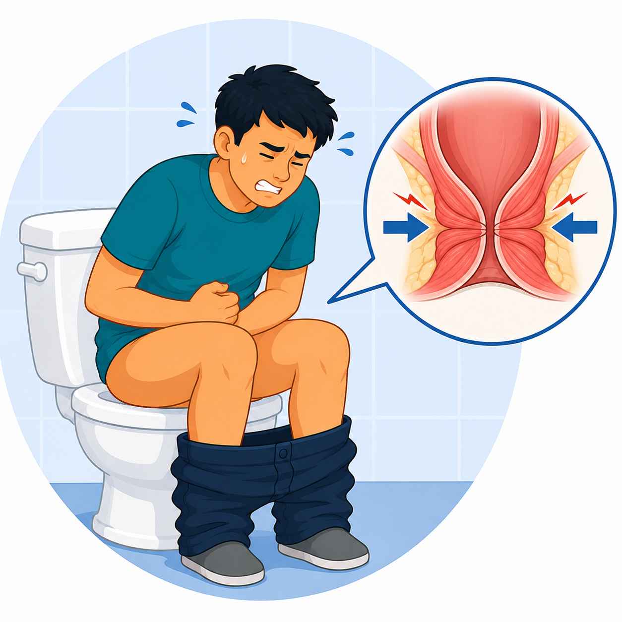 Tight Anal Sphincter