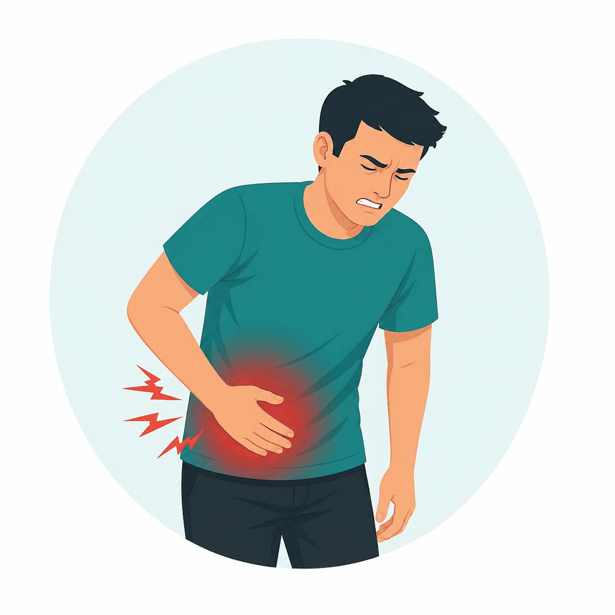 Severe abdominal pain